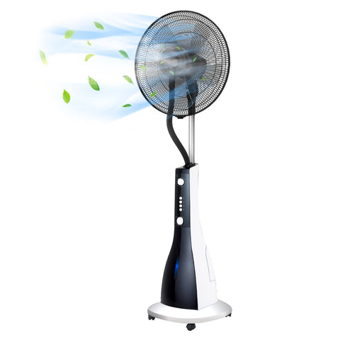 Sloupový rozprašovací ventilátor, 90 W, 3 l, 5 lopatek, nastavitelný časovač