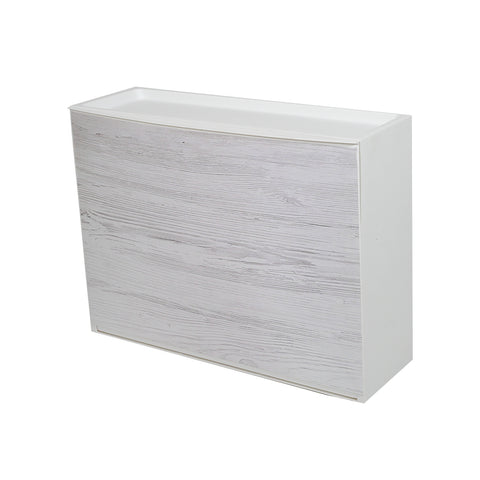 Nástěnný botník Iml Wood 16x51,5x39cm bílý