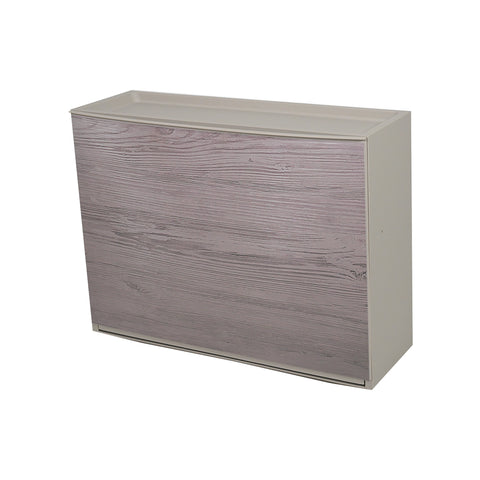 Nástěnný botník Iml Wood 16x51,5x39cm, hrdličkově šedý