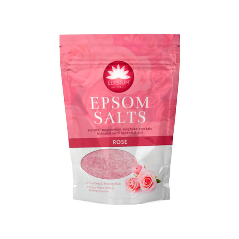 Relaxační růžová koupelová sůl 450gr