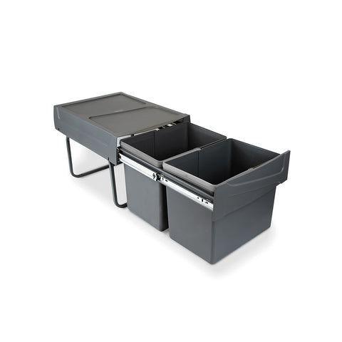 Dvojitý výsuvný koš na tříděný odpad 15l