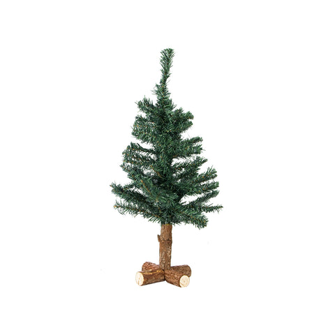 Vánoční stromek se 60 větvemi a dřevěným podstavcem 68cm