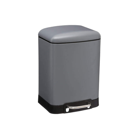 immagine-1-five-simply-smart-pattumiera-in-metallo-con-pedale-grigio-6l-ean-3560239297154