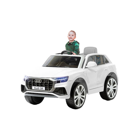 Elektrické autíčko Audi Q8 bílé 12v 4,5ah 116x73x54cm