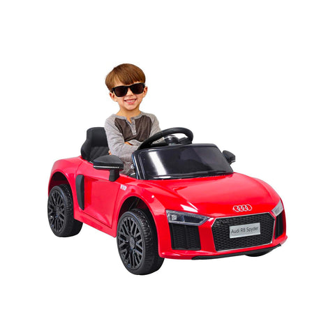 Elektrické autíčko Audi R8 Spyder červené 12v 4,5ah 106x60x41cm