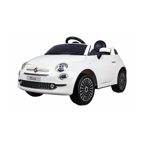 Elektrické autíčko Fiat 500 bílé 12v 4,5ah 110x58,4x53cm