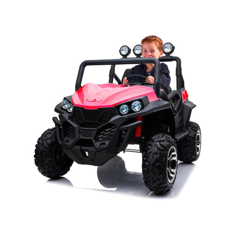 Elektrické autíčko Raptor terénní červené 12v 4,5ah 109x68x76cm
