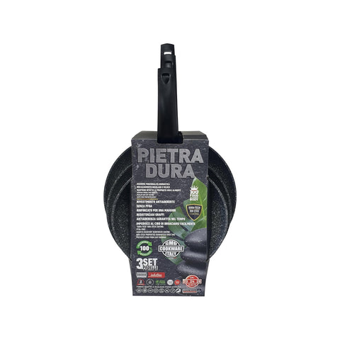 Indukční pánve 3 kusy – nepřilnavá sada bez PFOA 20/24/28 cm