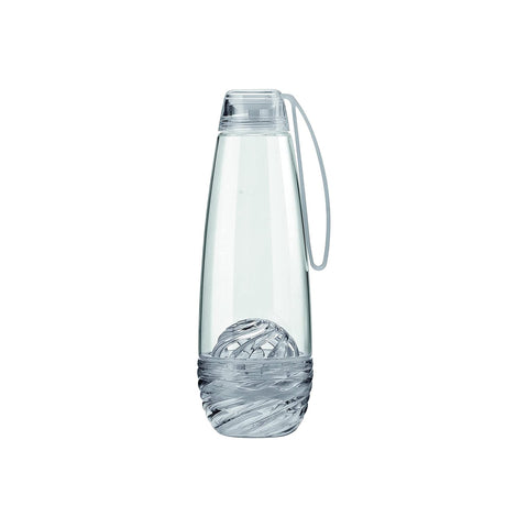 Láhev s infuzérem na ovoce 750 ml – nebesky šedá, bez BPA