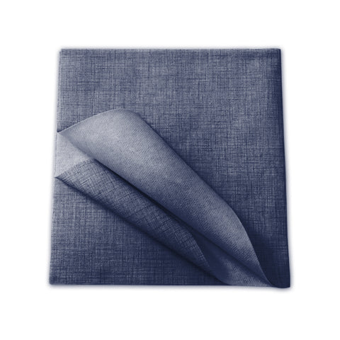 Sada 100 jednorázových netkaných ubrusů modrých 100x100cm