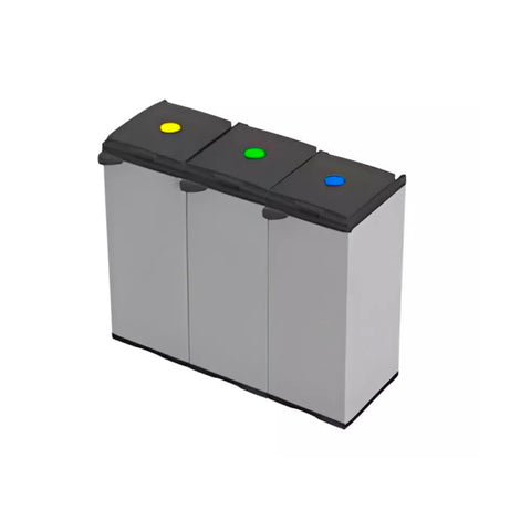 Skříňka na tři pytle pro tříděný odpad 80L