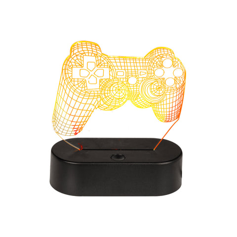 Vícebarevná 3D lampička se 6 LED ve tvaru joysticku s USB kabelem