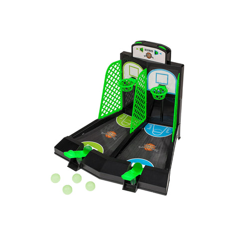 Fluorescenční mini stolní basketbalová hra pro 2 hráče