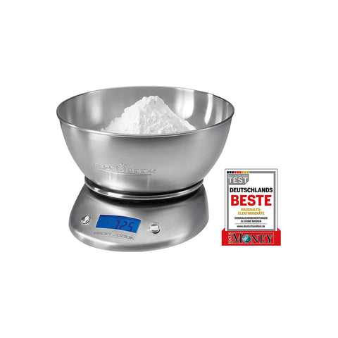 Digitální váha s miskou z nerezové oceli, 5 kg