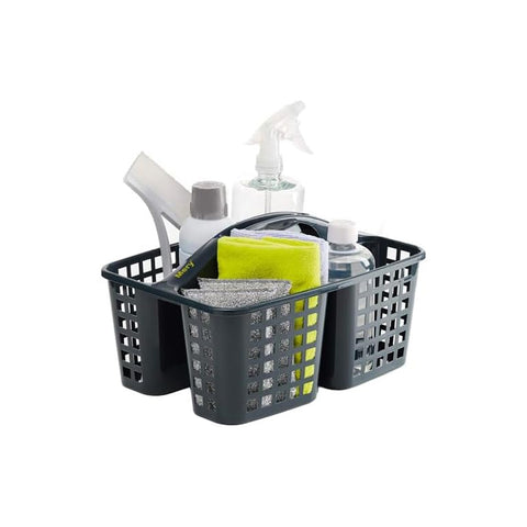 Plastový organizér pod dřez se 3 přihrádkami 23,3x31x19cm