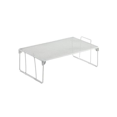 Stohovatelná úložná police se 2 policemi z oceli 41x25,5x15cm