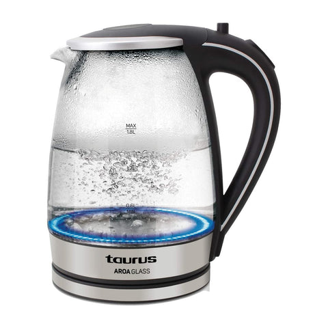 Skleněná rychlovarná konvice o objemu 1,8l, 2200w