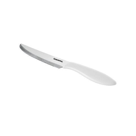 6 bílých stolních nožů 12 cm