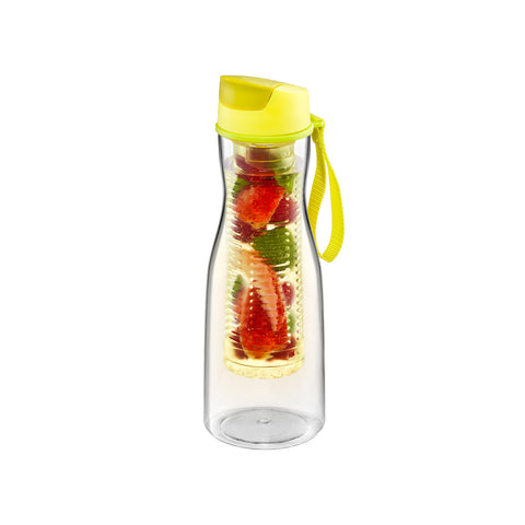 Láhev na nápoje s infuzérem, žlutá, 0,7l