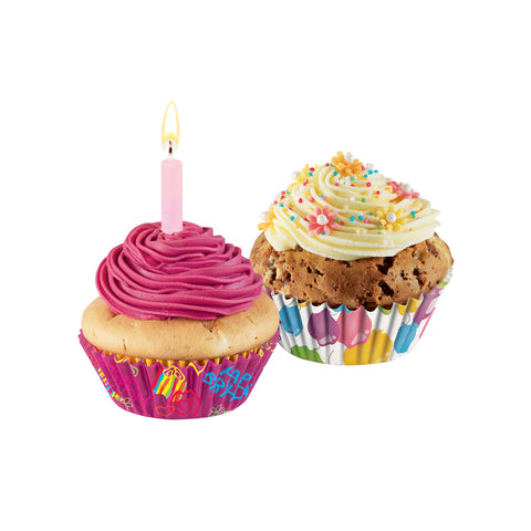 Sada 60 papírových košíčků na muffiny 6 cm