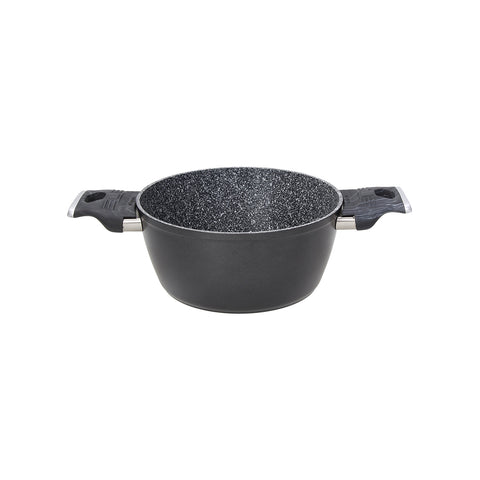 Hrnec se 2 uchy Sphera černý 20cm