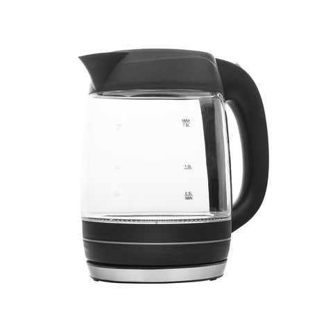 Skleněná rychlovarná konvice s LED osvětlením 1,8l 2200 W