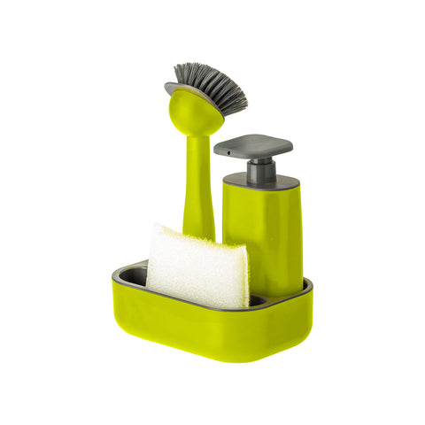 immagine-1-vigar-set-dosatore-e-spazzola-da-cucina-verde-ean-8411782817878