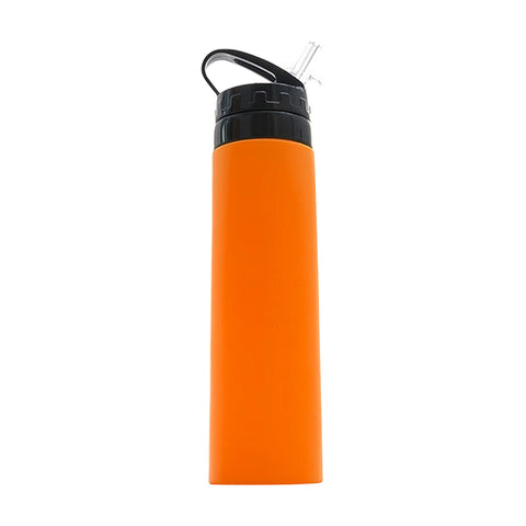 Silikonová sportovní láhev Hydralyne 550 ml oranžová