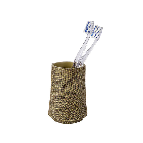Kelímek na zubní kartáčky z polyresinu Jute