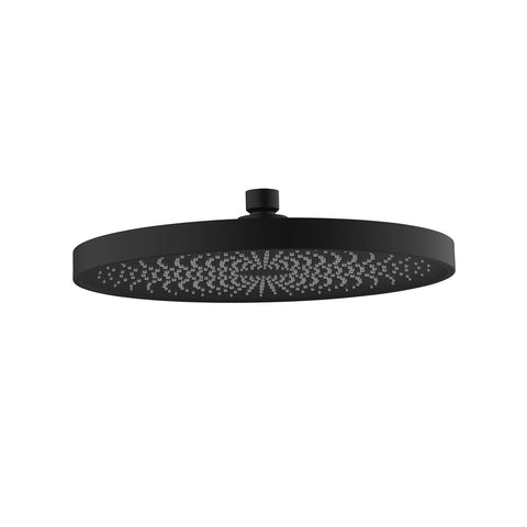 Sprchová hlavice Softwater matně černá D. 26cm