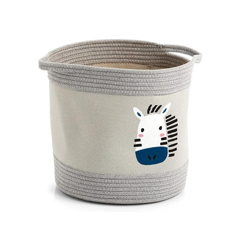 Úložný koš pro děti se zebrou 30cm