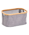 immagine-1-zeller-cesto-portaoggetti-poliesterebamboo-grigio-ean-4003368142302