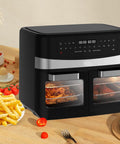 immagine-2-dcg-friggitrice-forno-ad-aria-12l-a-2-porte-con-12-programmi-e-6-accessori-ean-8052780964500