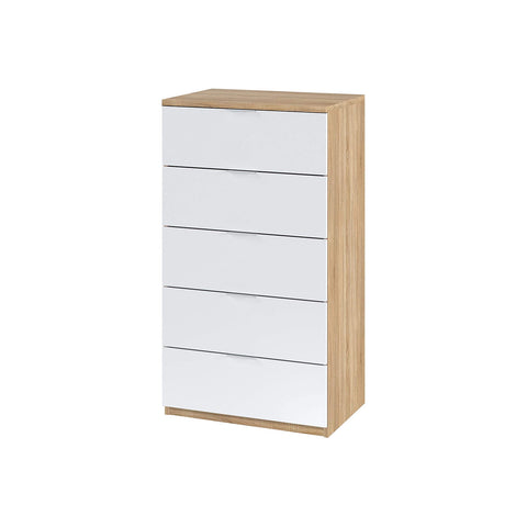 immagine-2-habitdesign-mobile-a-5-cassetti-roverebianco-60x40x110cm-ean-8423490266244