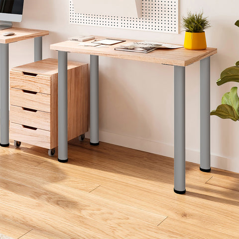 immagine-3-emuca-kit-4-gambe-regolabili-per-tavolo-60x83-85cm-verniciato-alluminio-ean-8432393000107