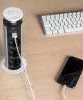 immagine-3-emuca-multipresa-a-scomparsa-verticale-da-scrivania-eu-con-3-prese-schuko-e-2-porte-usb-6cm-bianco-ean-8432393286686