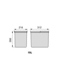 immagine-3-emuca-set-2-pattumiere-raccolta-differenziata-per-cassetti-26cm-15l-ean-8432393131030