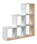 immagine-3-habitdesign-libreria-a-6-scomparti-bianco-110x108x28cm-ean-8423490266770
