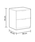 immagine-4-habitdesign-comodino-a-2-cassetti-bianco-45x38x34cm-ean-8423490264066