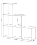 immagine-6-habitdesign-libreria-a-6-scomparti-bianco-110x108x28cm-ean-8423490266770