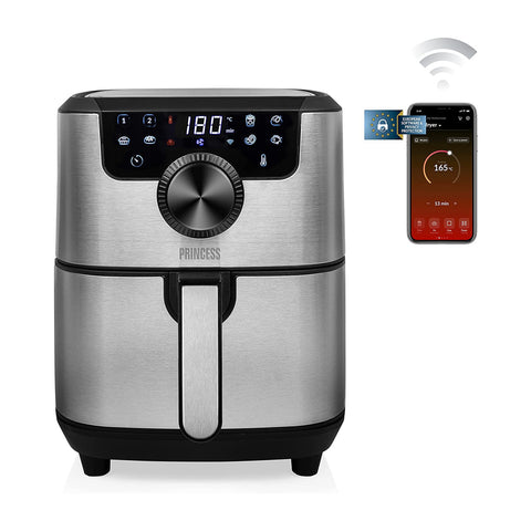 Horkovzdušná fritéza z nerezové oceli 4,5l 1500w